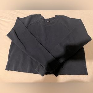 John Galt/Brandy Melville Cropped Thermal Long Sleeve Top
